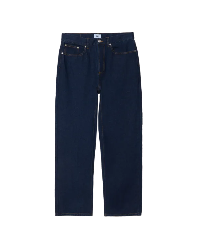 Obey Classic Baggy Denim - Rinse Indigo