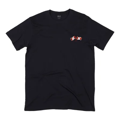 RDS Crossed Chung Flag Tee - Navy