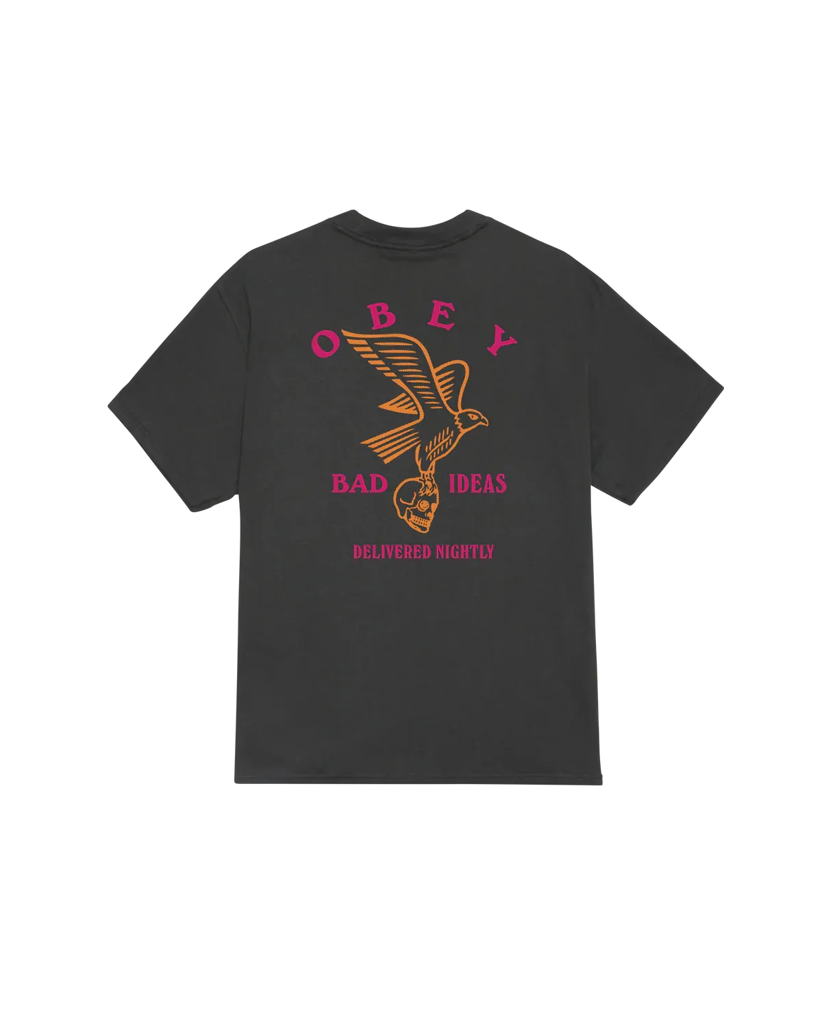 Obey Bad Ideas Eagle Tee - Vintage Black
