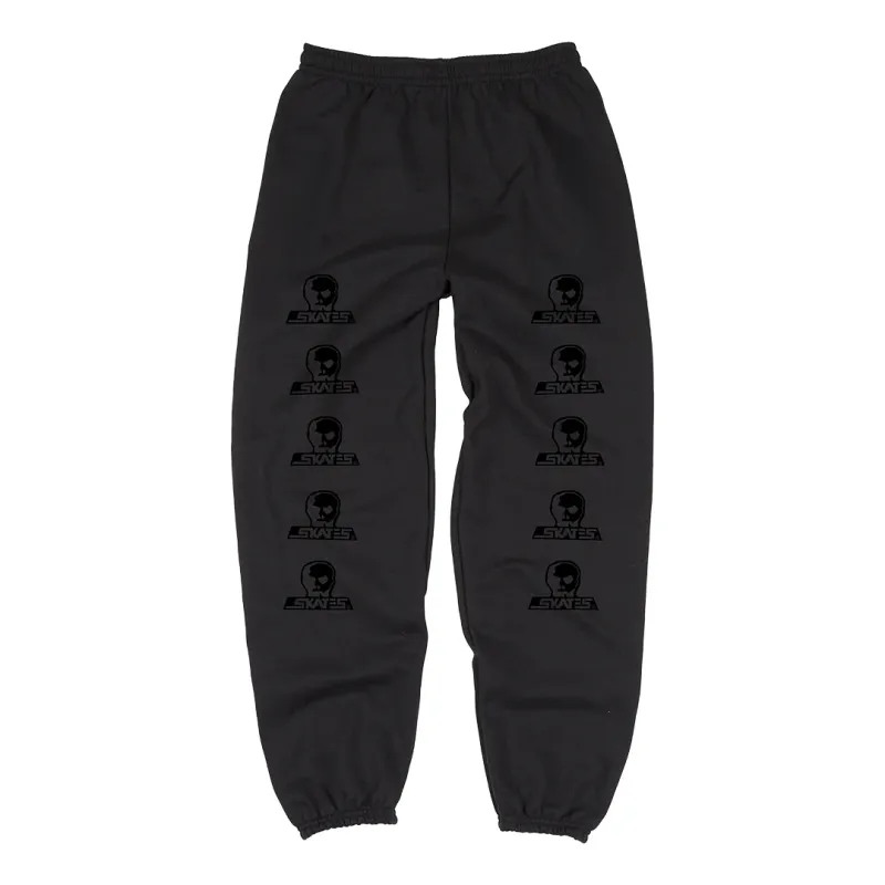 Skull Skates Two Tone Sweatpant - Blackout