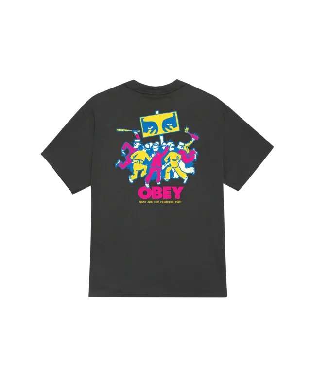 Obey Steady Mobbin&#39; Tee - Vintage Black