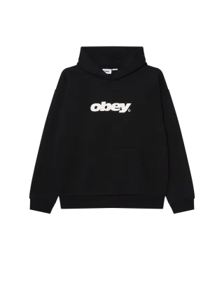 Obey Bounce Extra Heavy Hood - Black