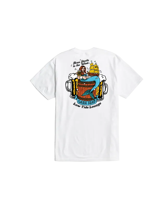 Dark Seas Three Sheets Tee - White