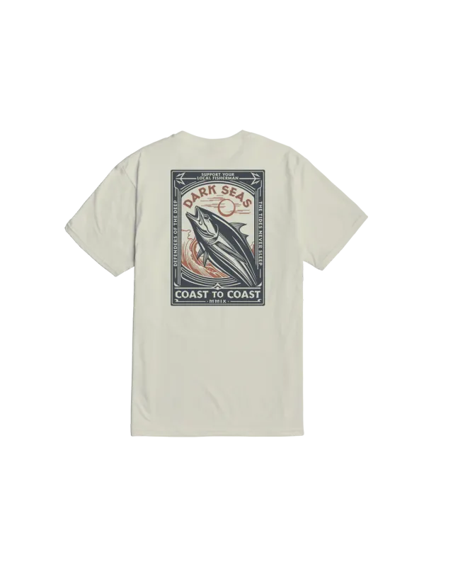 Dark Seas Never Sleep Tee - Cream