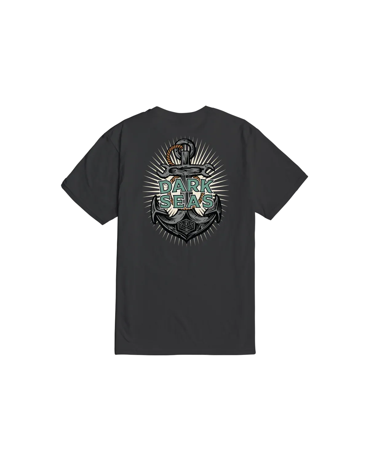Dark Seas Anchorage Tee - Charcoal