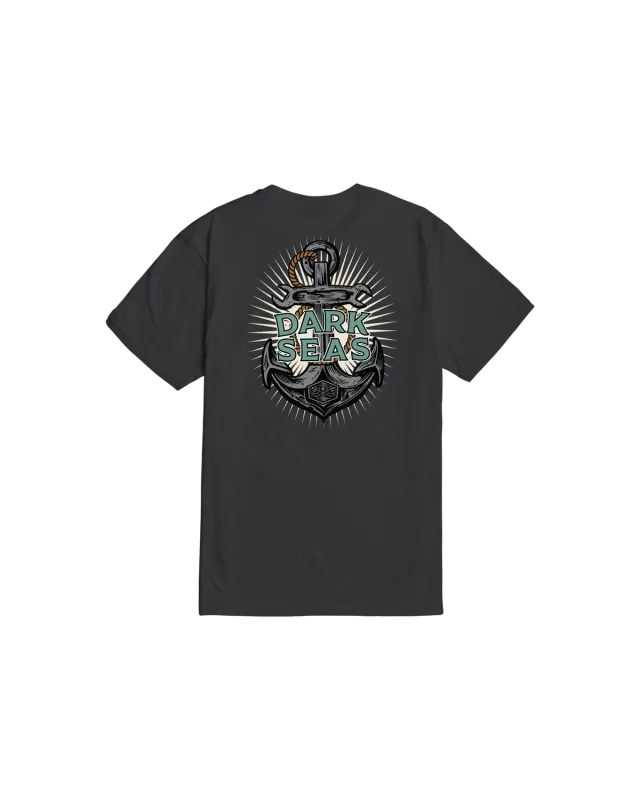 Dark Seas Anchorage Tee - Charcoal
