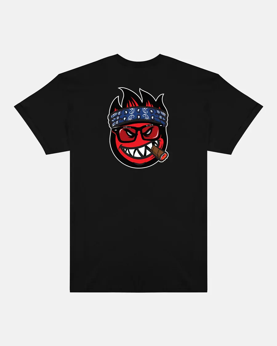 Thrasher x Spitfire Big Head Jake Tee - Black