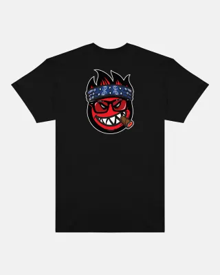 Thrasher x Spitfire Big Head Jake Tee - Black