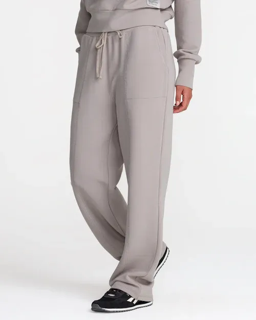 RVCA Sofie Waffle Pant - Sky Grey