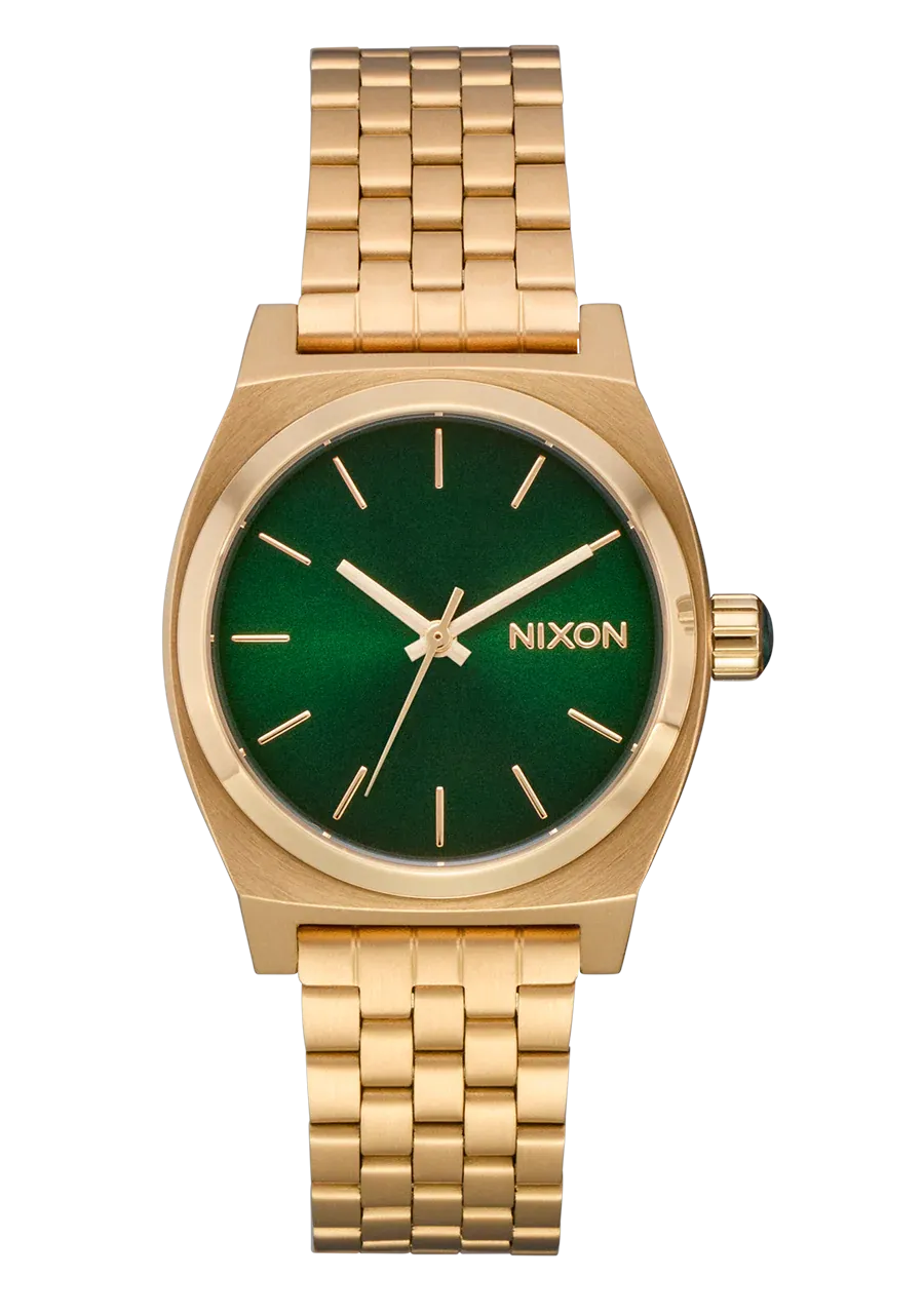 Nixon Medium Time Teller - Gold/Green