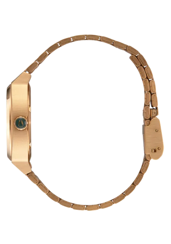 Nixon Medium Time Teller - Gold/Green