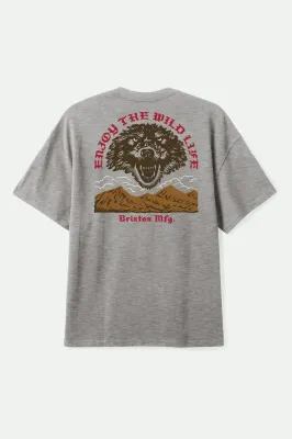 Brixton Mercy Tee - Heather Grey