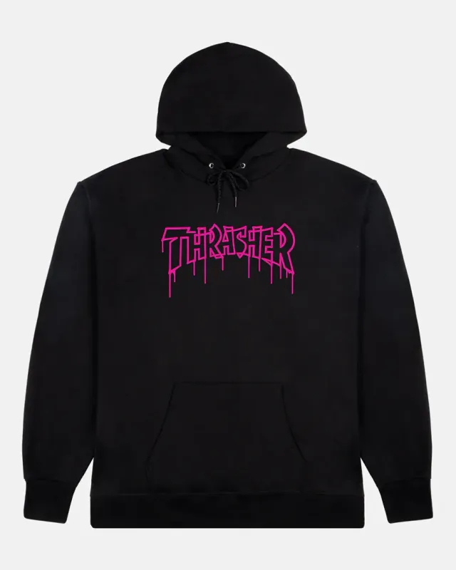 Thrasher One-Liner Hood - Black