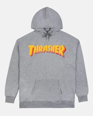 Thrasher Stacked Hood - Grey