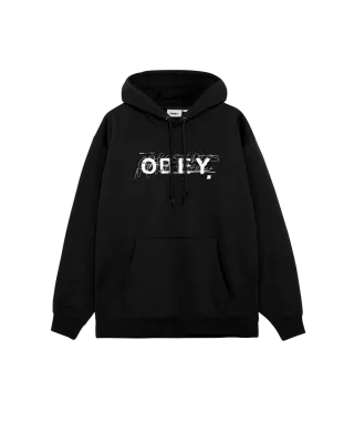 Obey Scribble Hood - Black
