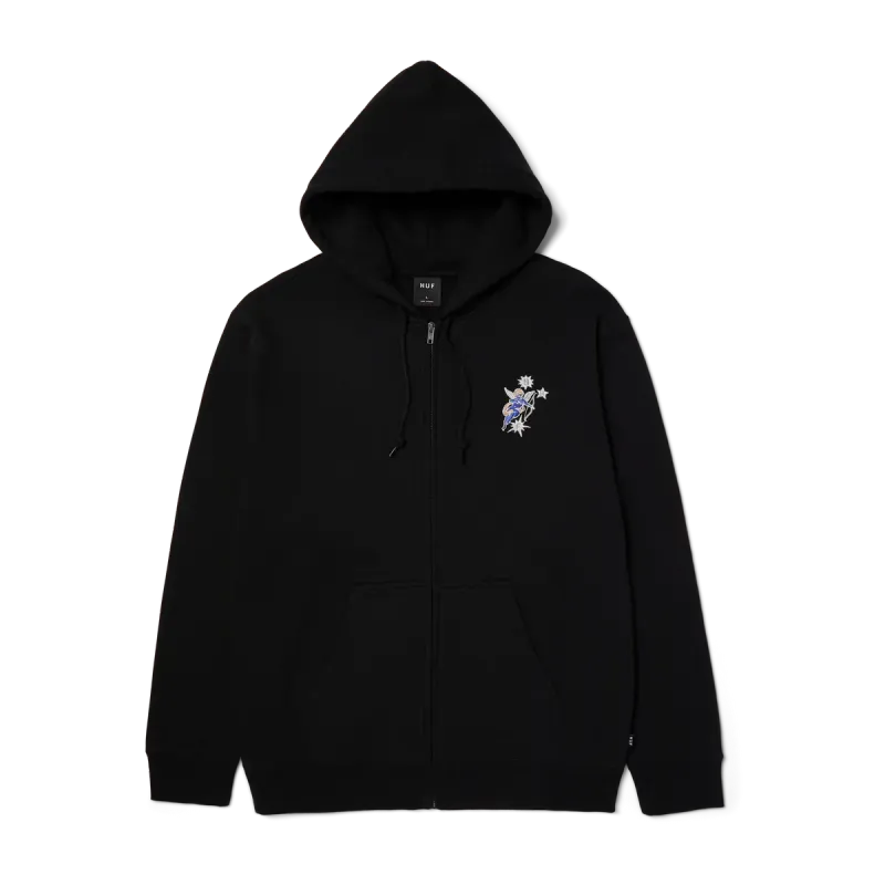 Huf Cupid Full Zip Hoodie - Black
