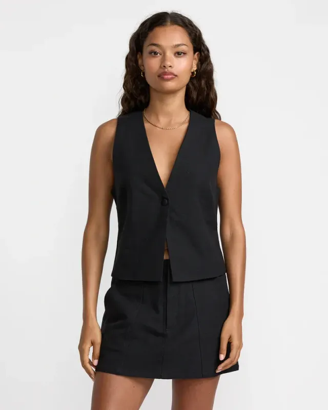 RVCA Logan Vest - Black