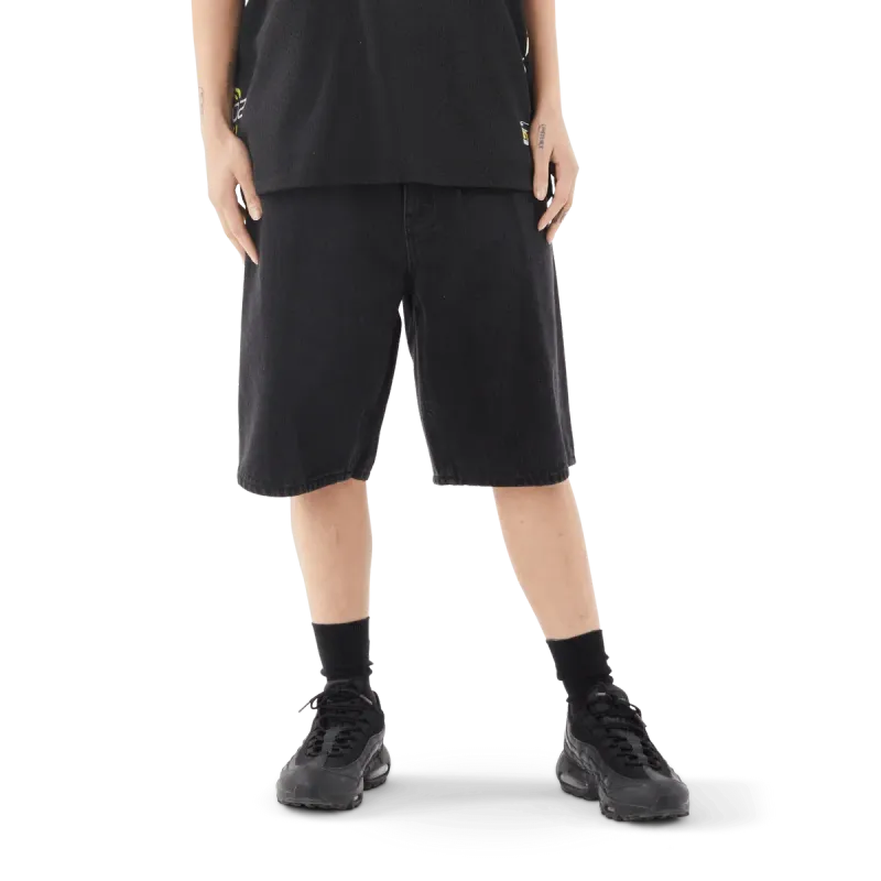 Huf Cromer Shorts - Washed Black