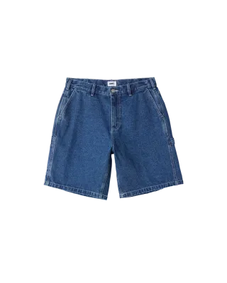 Obey Bigwig Denim Carpenter Short - Stone Wash
