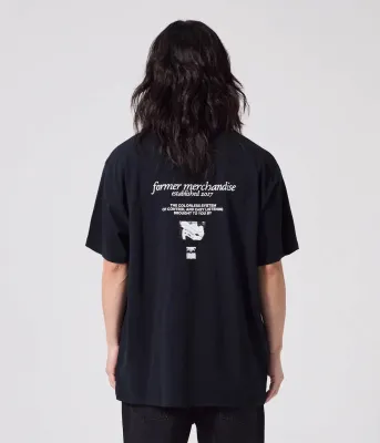 Former Distort Oversized Tee - Black