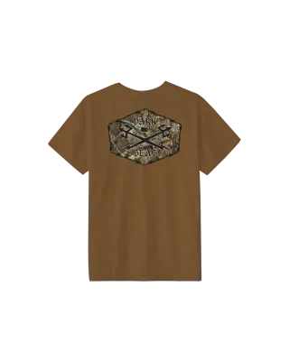 Dark Seas No Trespassing Tee - Bronze Brown