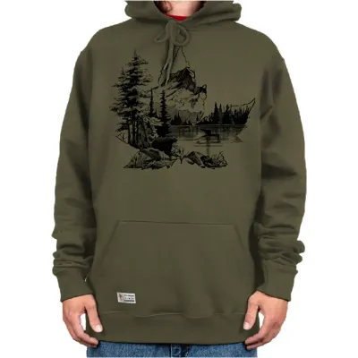 RDS Canadian Inside Out Hood - Tactical Green