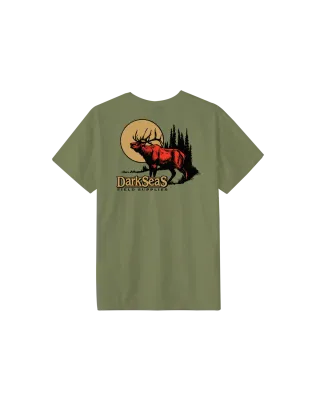Dark Seas Parklands Tee - Olivine