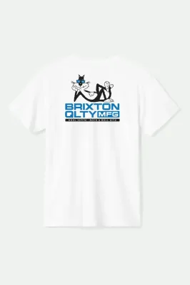 Brixton Cool Cat Tee - White