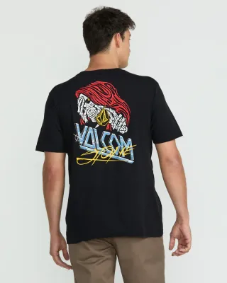 Volcom Dropped This Tee- Antique Black