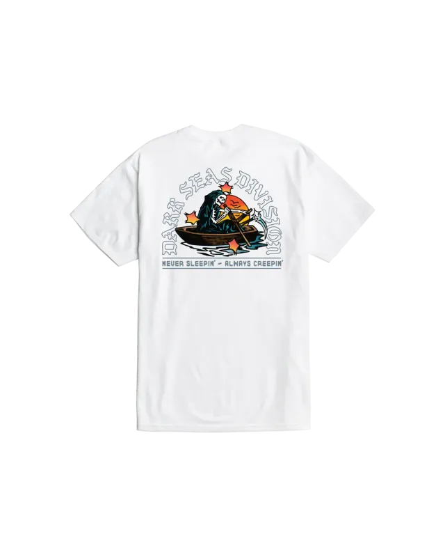 Dark Seas Rowboat Tee - White