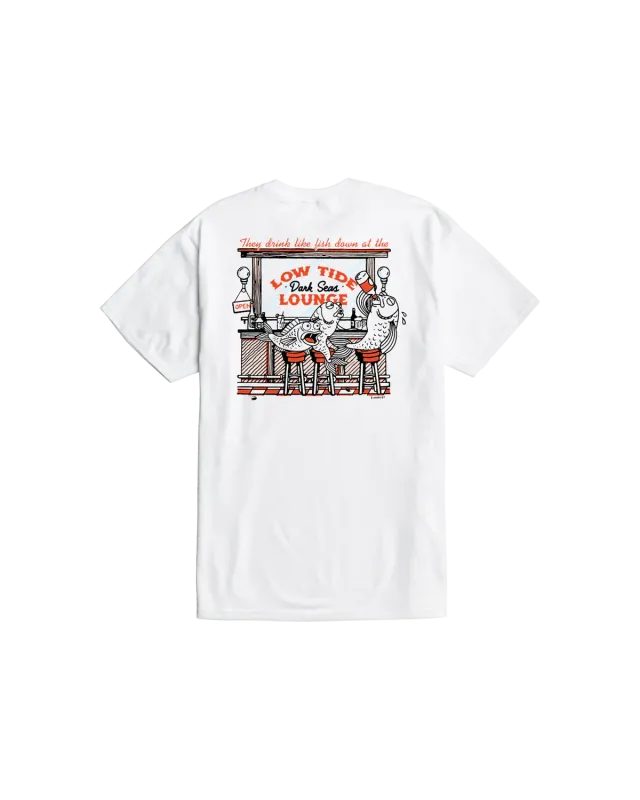 Dark Seas Bar Stool Tee - White
