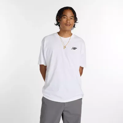 New Balance Small Logo Tee - White