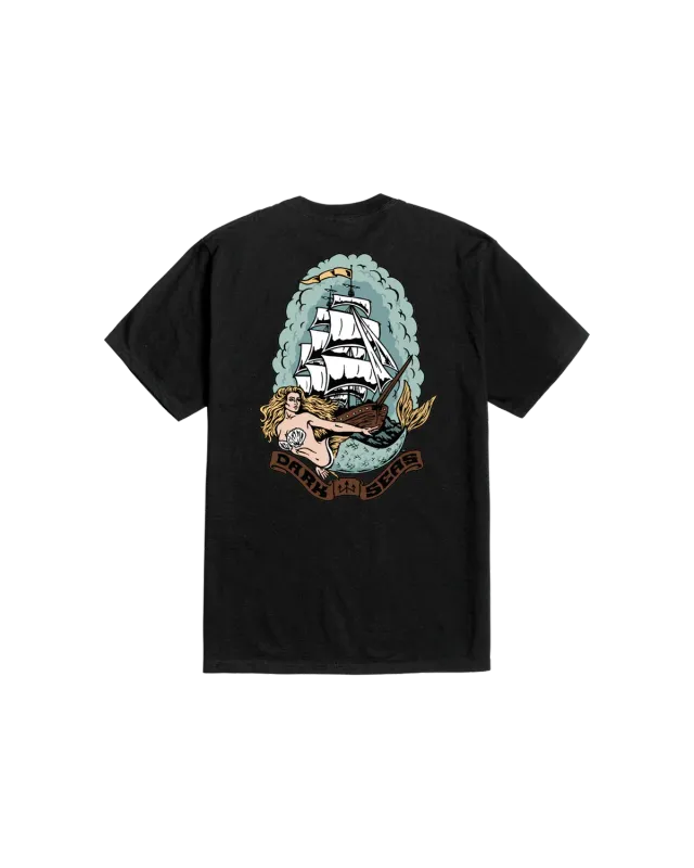 Dark Seas Deep Dreams Tee - Black