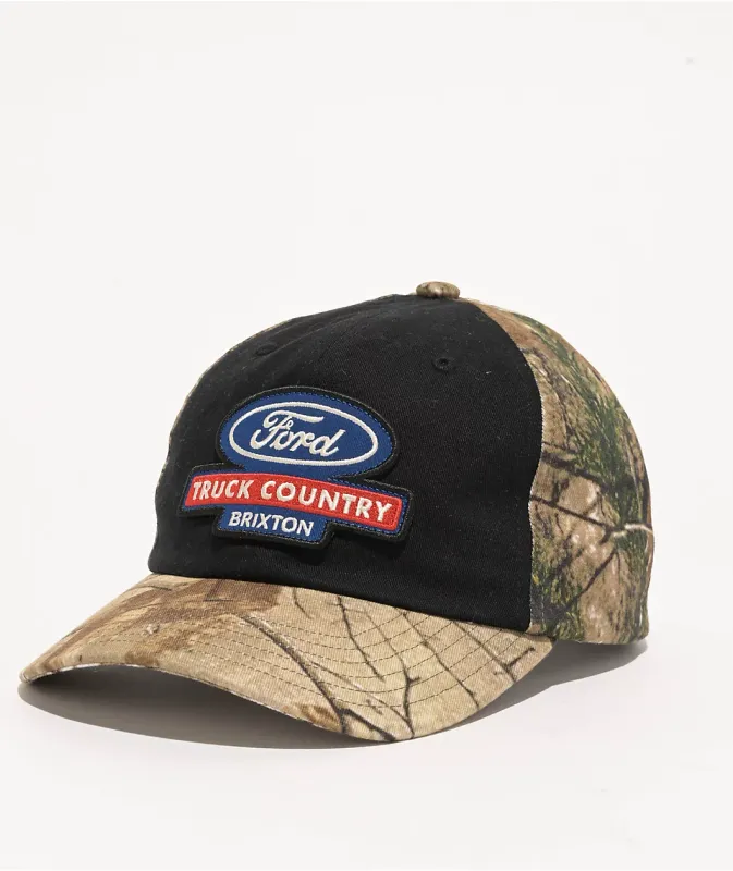 Brixton x Ford Truck Country Snapback - Burnt Rubber