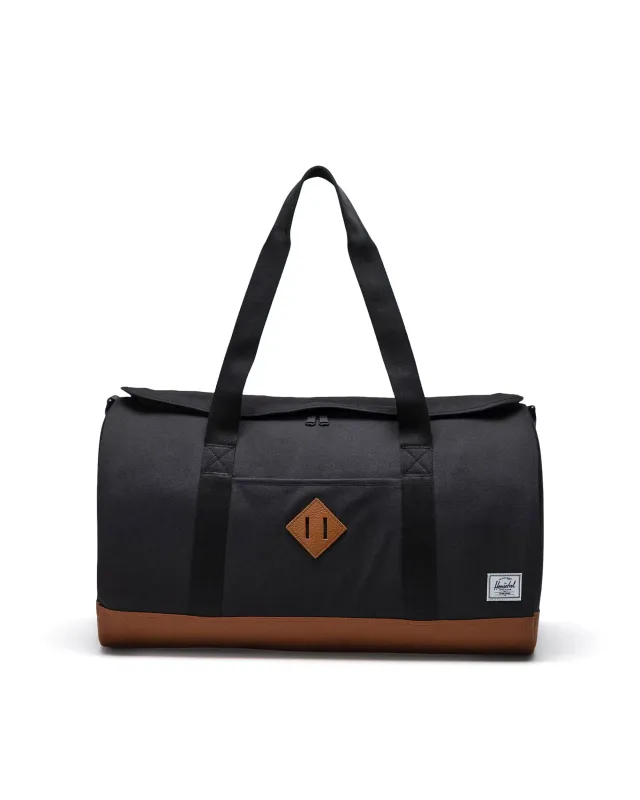 Herschel Heritage Duffle - Black/Saddle