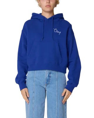 Obey W Cities Cropped Hood - Blue