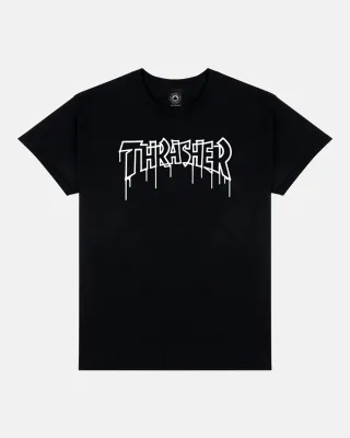 Thrasher One-Liner Tee - Black
