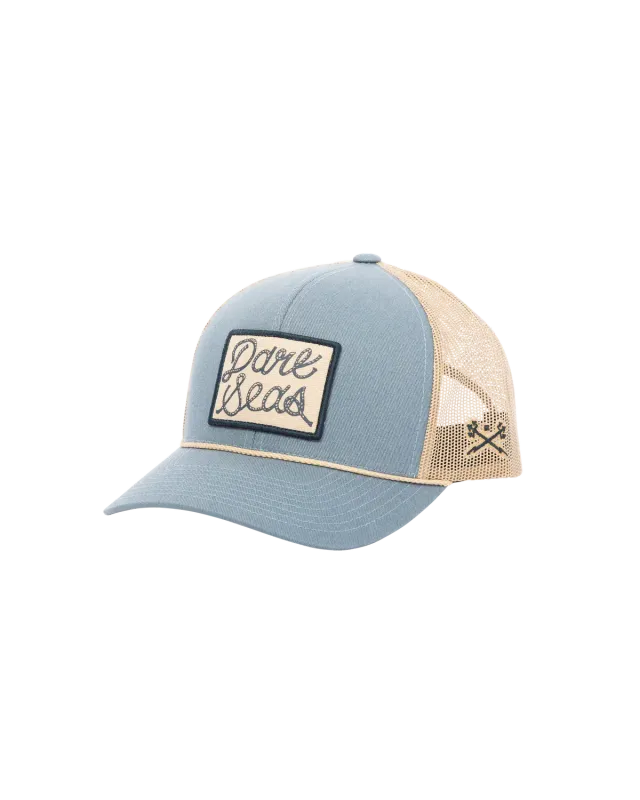 Dark Seas Eagle Trucker - Blue