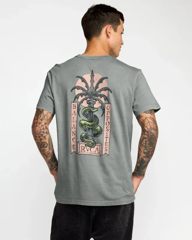 RVCA Serpent Tee - Monument