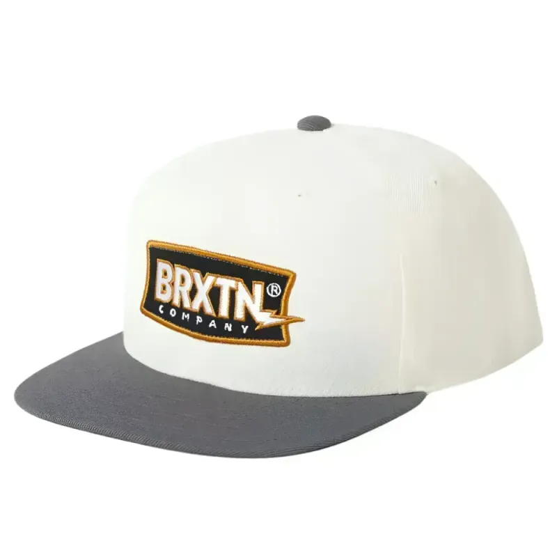Brixton Lightning Snapback - Off White/Charcoal