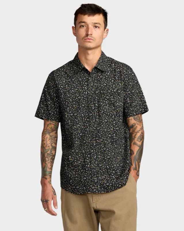 RVCA Botanical SS - Black Floral