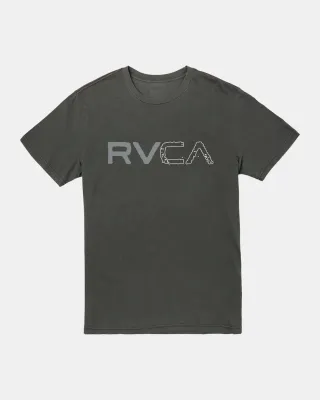 RVCA Split Path SS Tee - Pirate Black