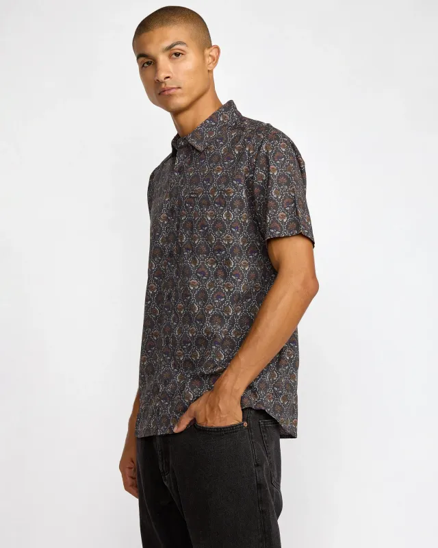 RVCA Blossom Quilt SS - RVCA Black