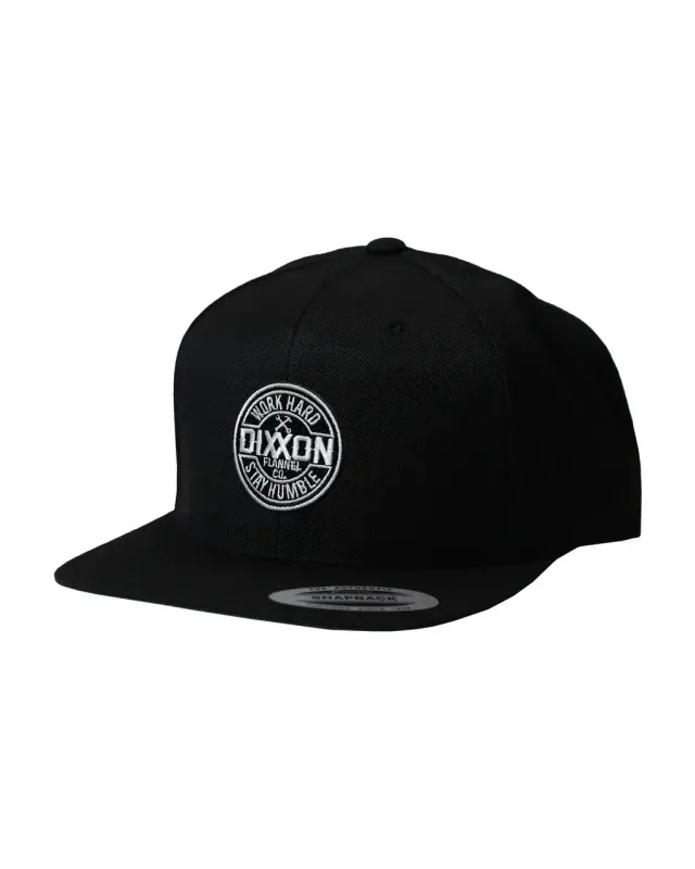 Dixxon Corpo Snapback - Black/White
