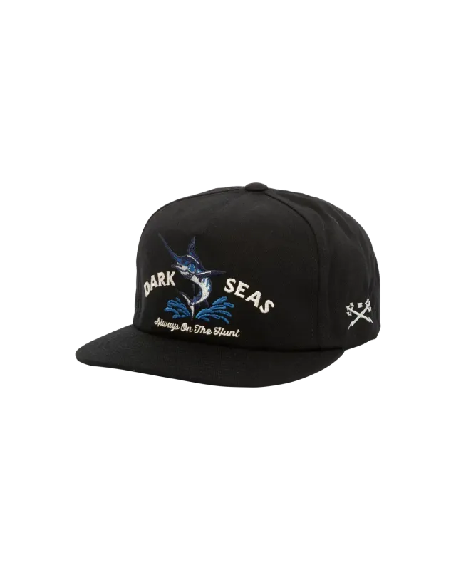 Dark Seas Vapor Snapback - Black