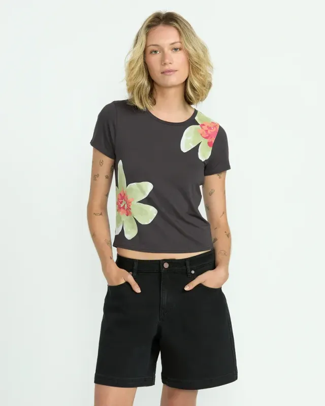 Volcom Strait Up Long Short - Blackout