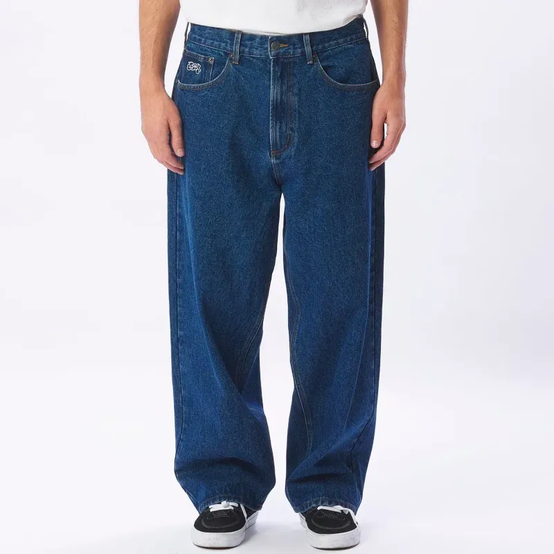 Obey Bigwig Baggy Denim - Stonewash Indigo