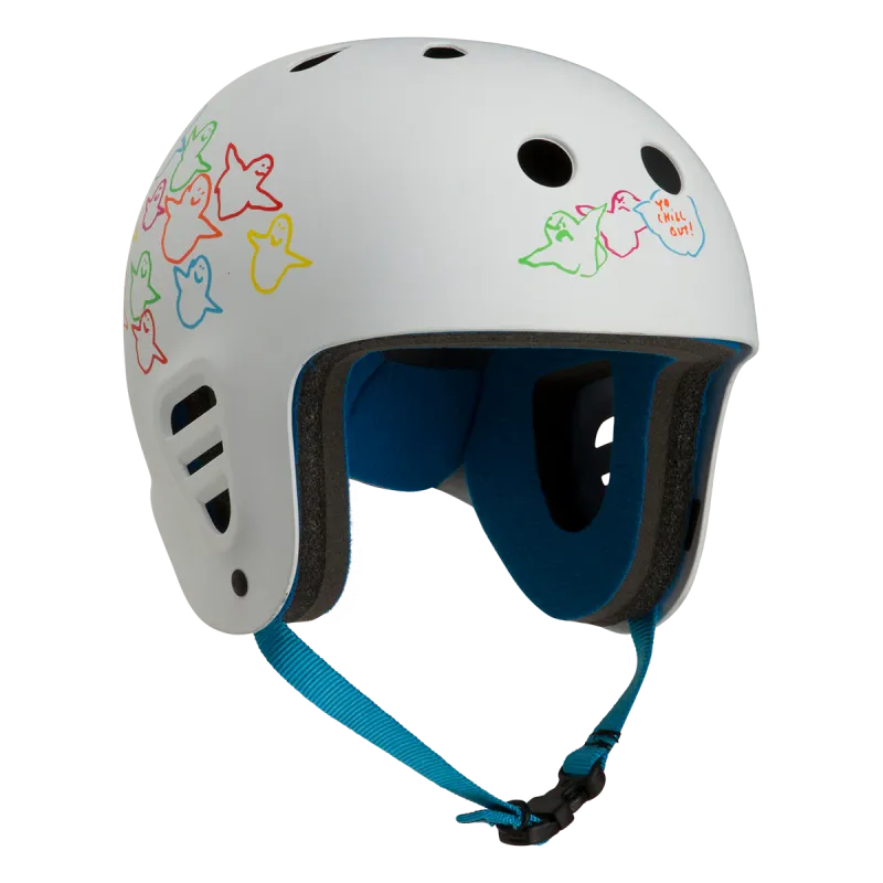 Pro-Tec Full Cut Gonz Birds Helmet - White