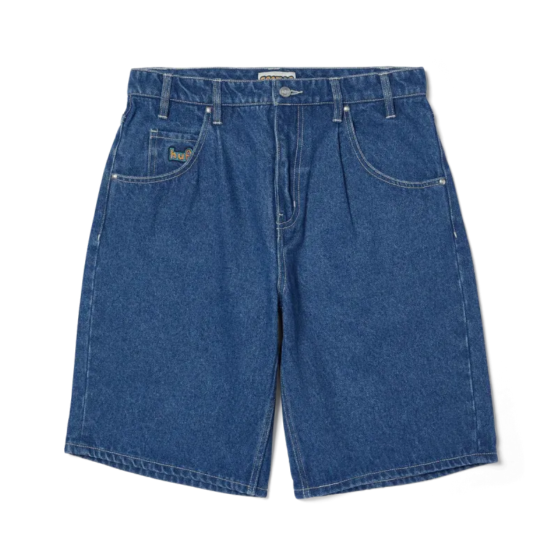 Huf Cromer Shorts - Stonewash Indigo