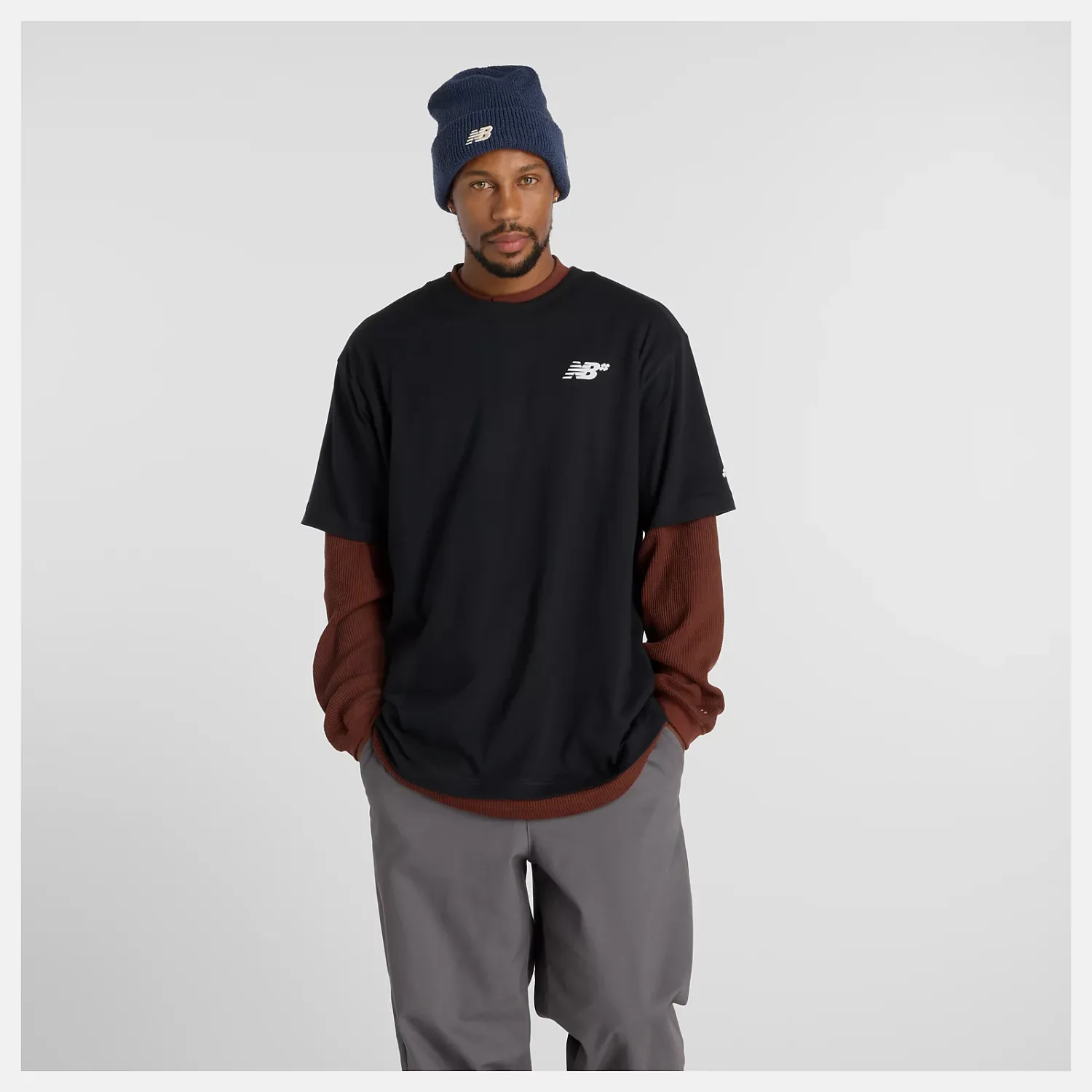 New Balance Small Logo Tee - Black